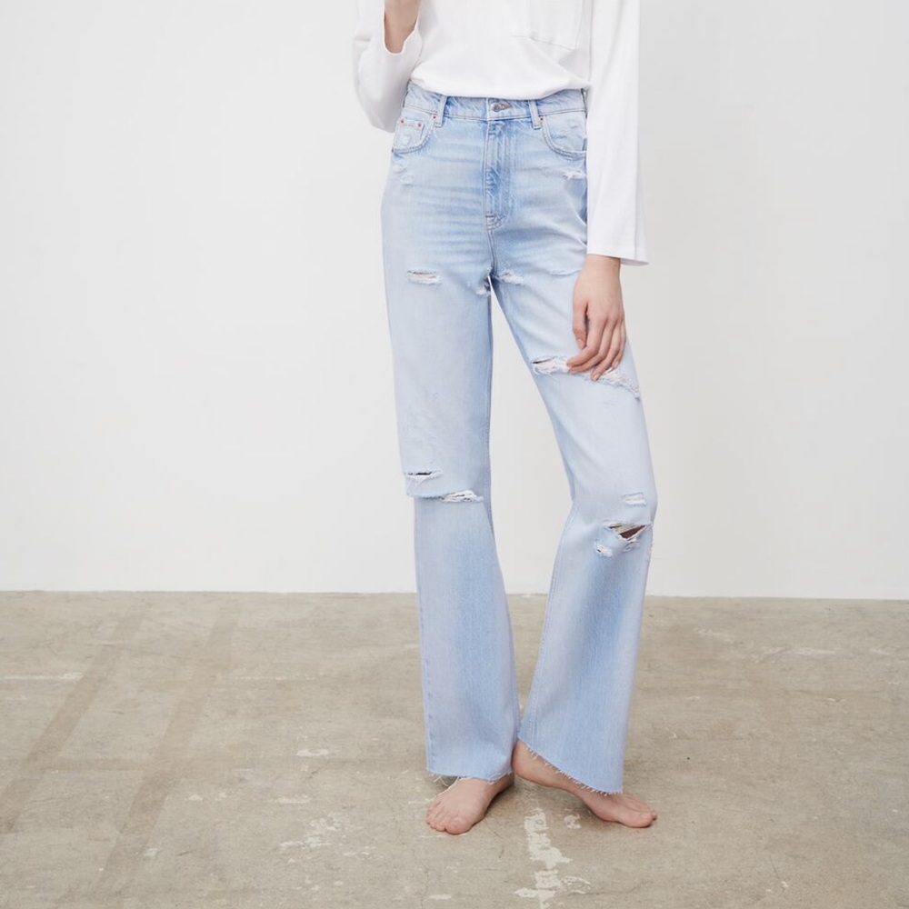 Zara High Rise Full Length 90’s Jeans